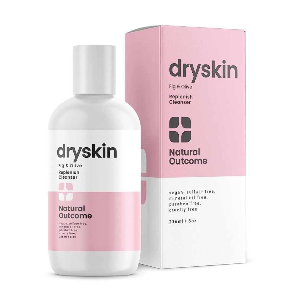 natural outcome Dry Skin Face Wash | Daily Facial Cleanser Restores Skins Hydration | Hydrating Fig and Olive Face Wash | Gentle Relief for Dry, Irritated, & Itchy Skin